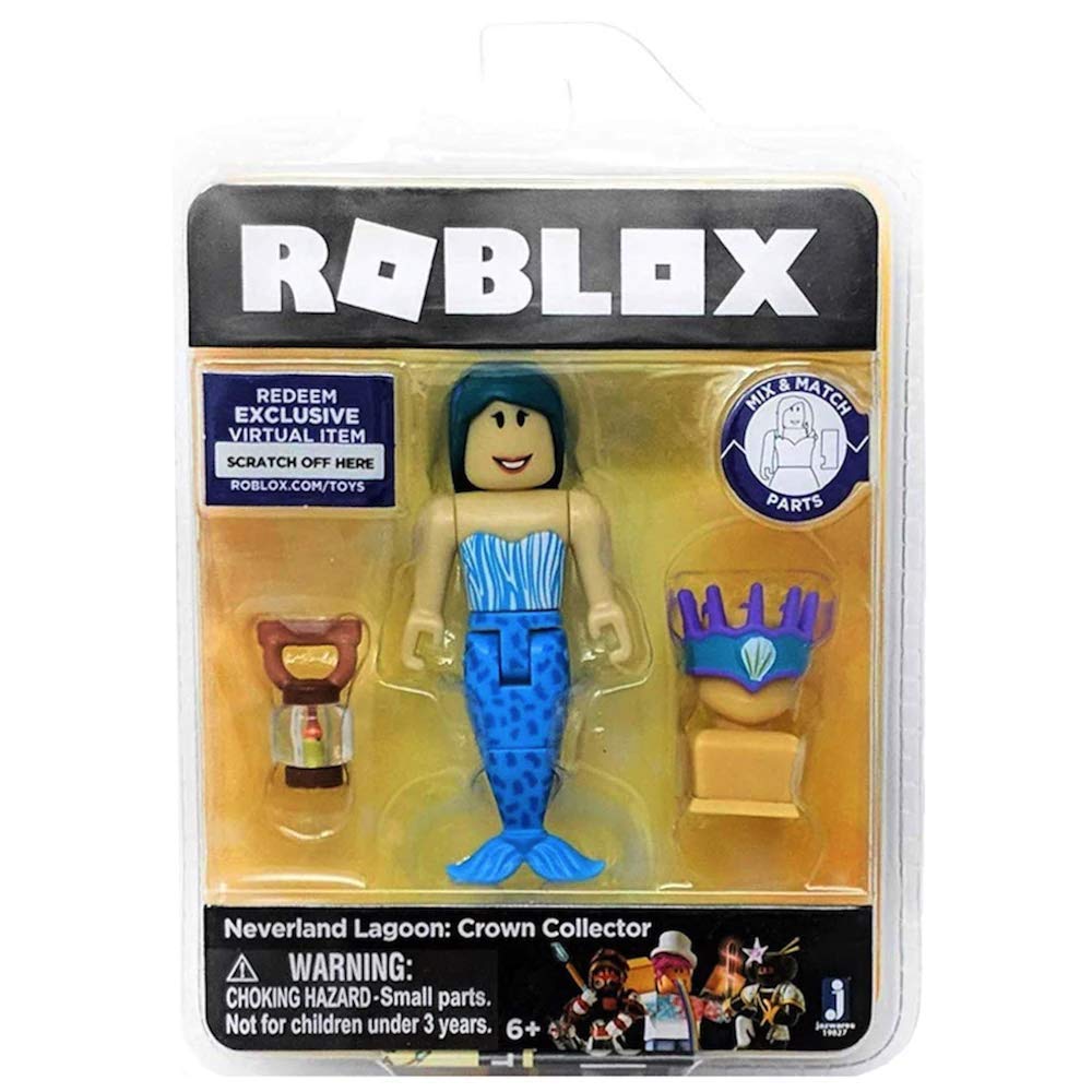 Roblox Gold Collection Neverland Lagoon: Crown Collector Mermaid with Exclusive Virtual Item Code