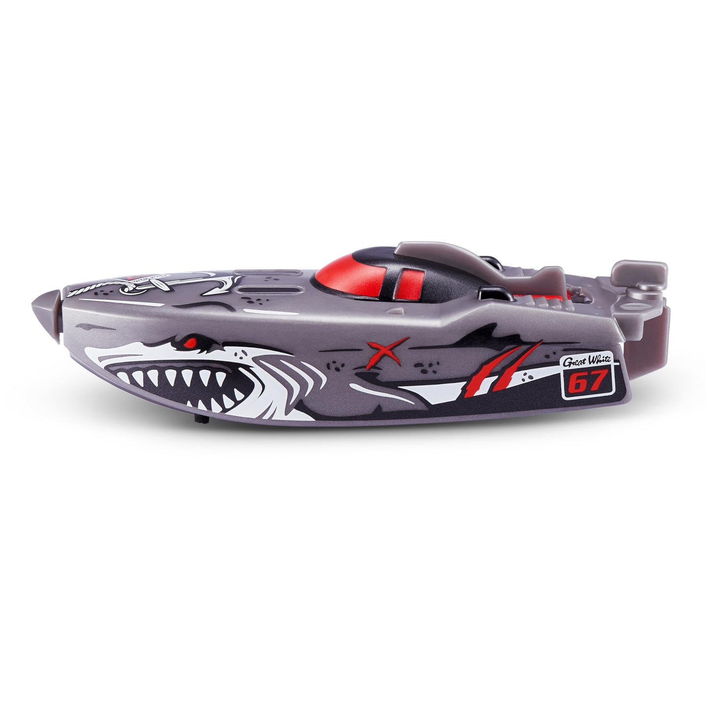 Robo Alive Robo Boats White Shark & Dino Shark – 2 Pack, Water Activated Toy Boats (Amazon Exclusive)
