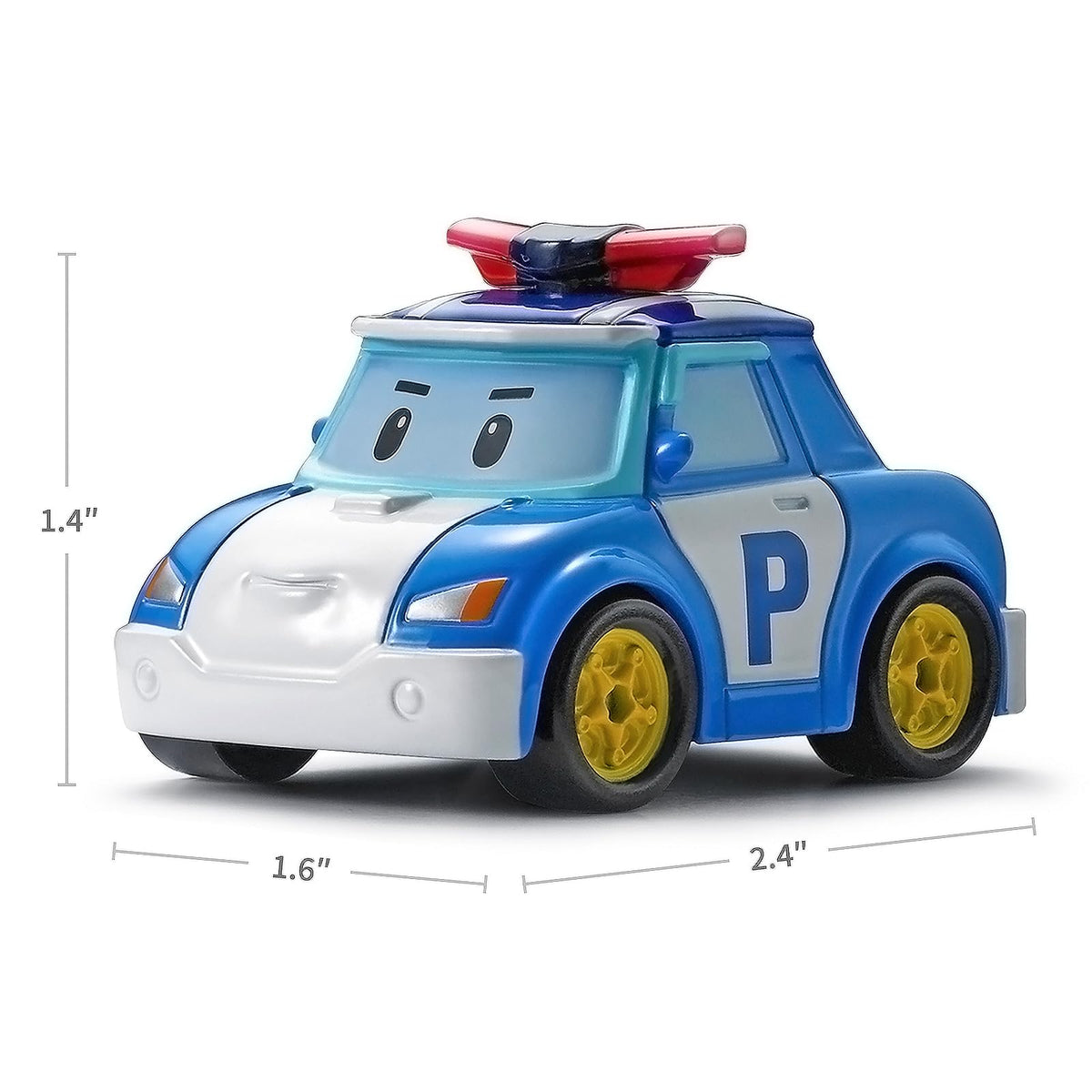 Robocar Poli DIE-CAST Poli Police Car – Durable Metal Toy for Toddlers 1–5 | Gift for Boys & Girls