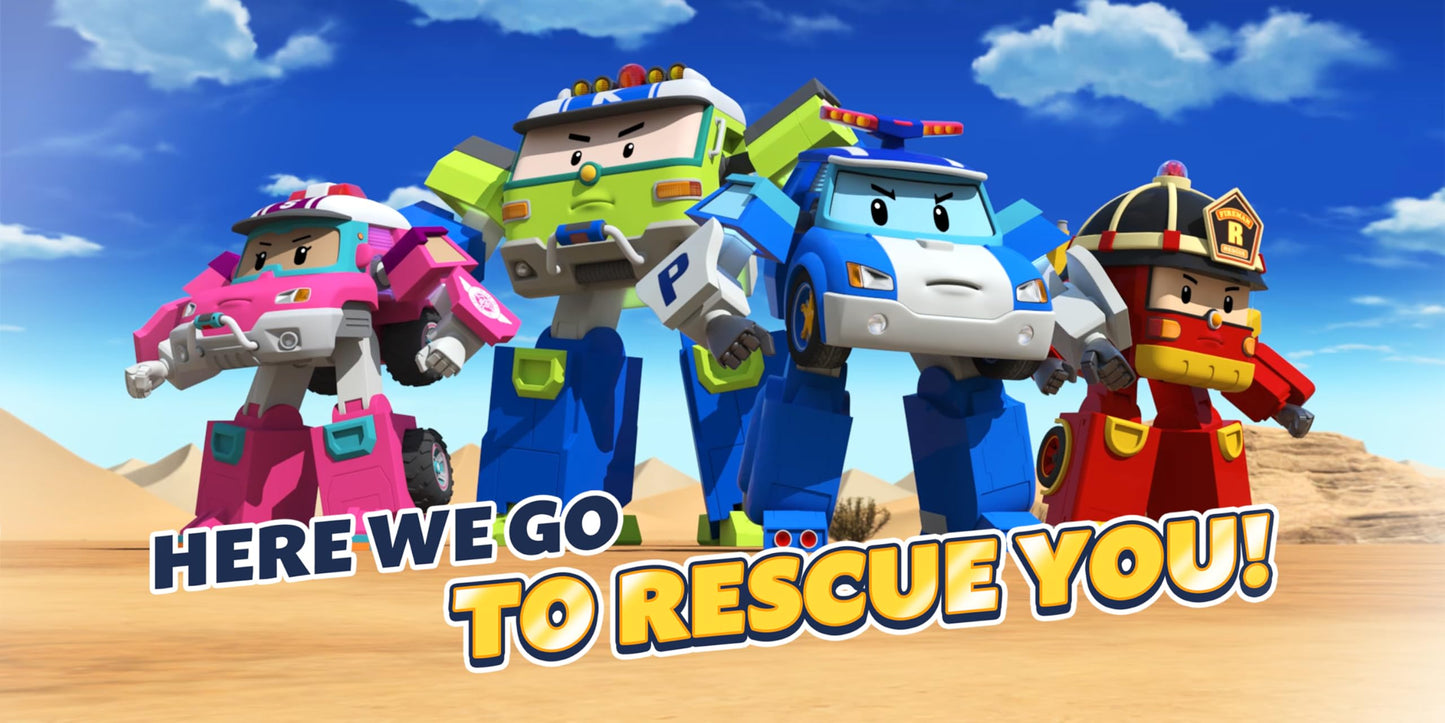 Robocar Poli Sandy Transforming Robot – 4-Inch Transformable Toy for Ages 1-5