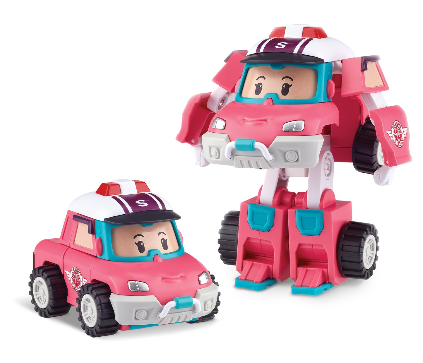 Robocar Poli Sandy Transforming Robot – 4-Inch Transformable Toy for Ages 1-5