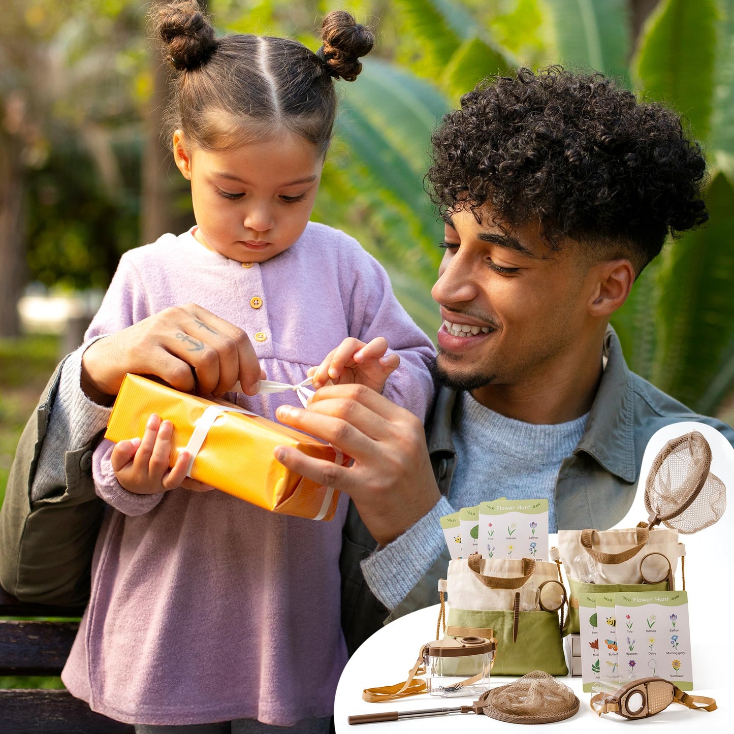 ROBOTIME 2Sets Bug Catcher Kit for Kids | Durable Outdoor Exploration Set