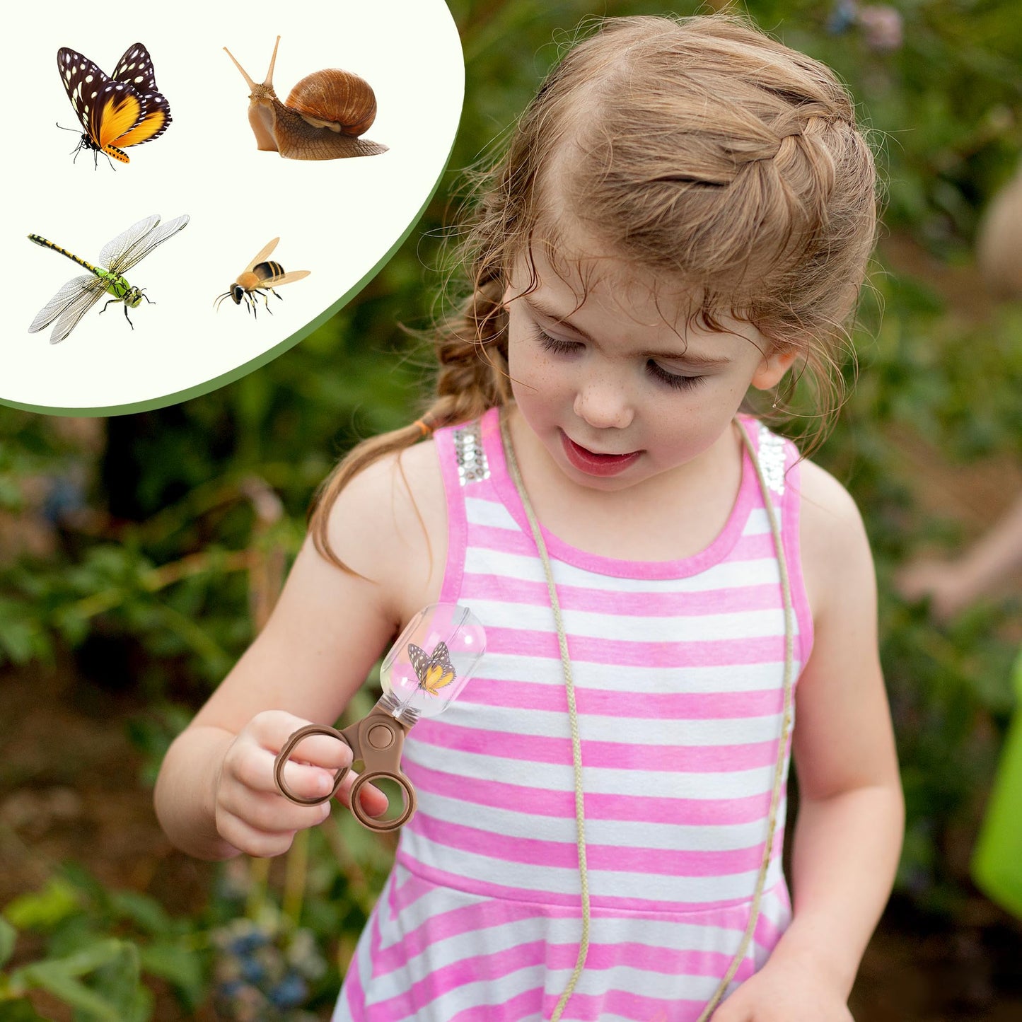 ROBOTIME 2Sets Bug Catcher Kit for Kids | Durable Outdoor Exploration Set