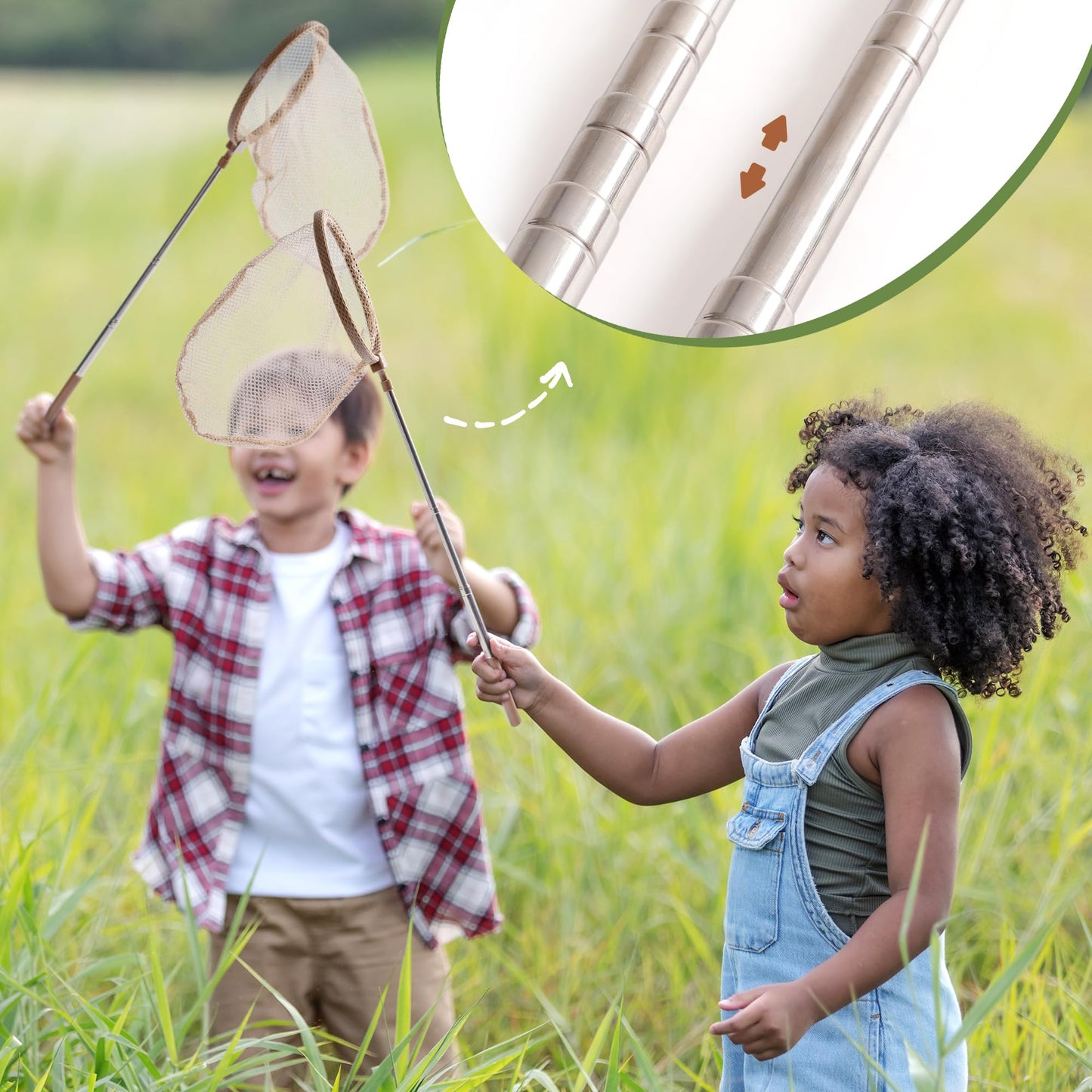 ROBOTIME 2Sets Bug Catcher Kit for Kids | Durable Outdoor Exploration Set