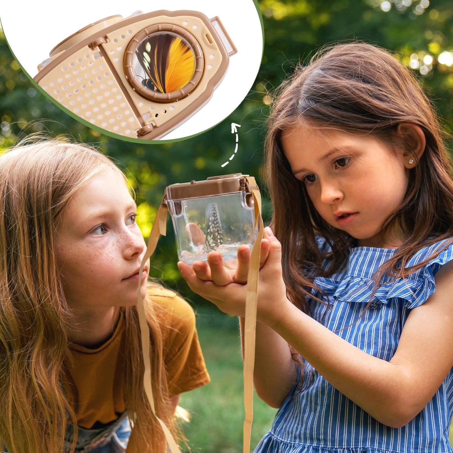 ROBOTIME 2Sets Bug Catcher Kit for Kids | Durable Outdoor Exploration Set