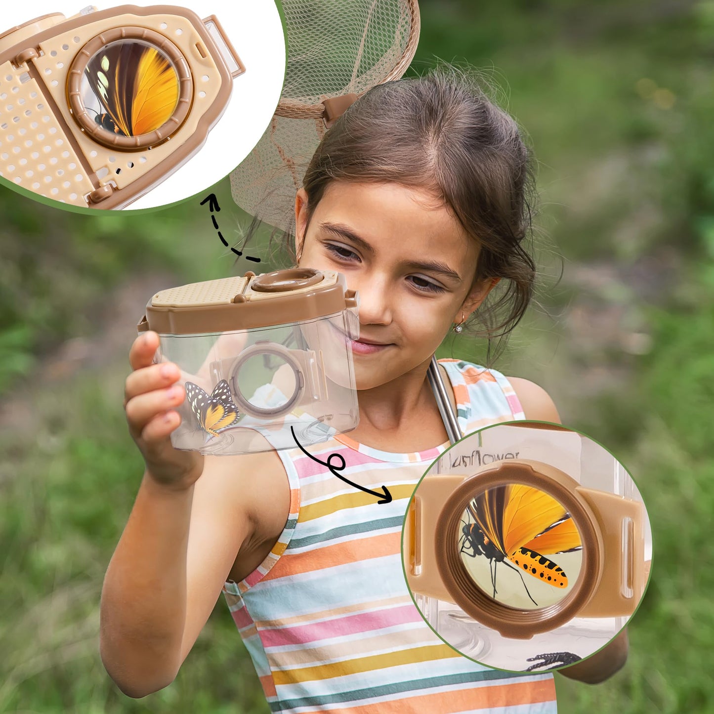 ROBOTIME Explorer Kit & Bug Catcher Kit for Kids – 12-Piece Outdoor Set