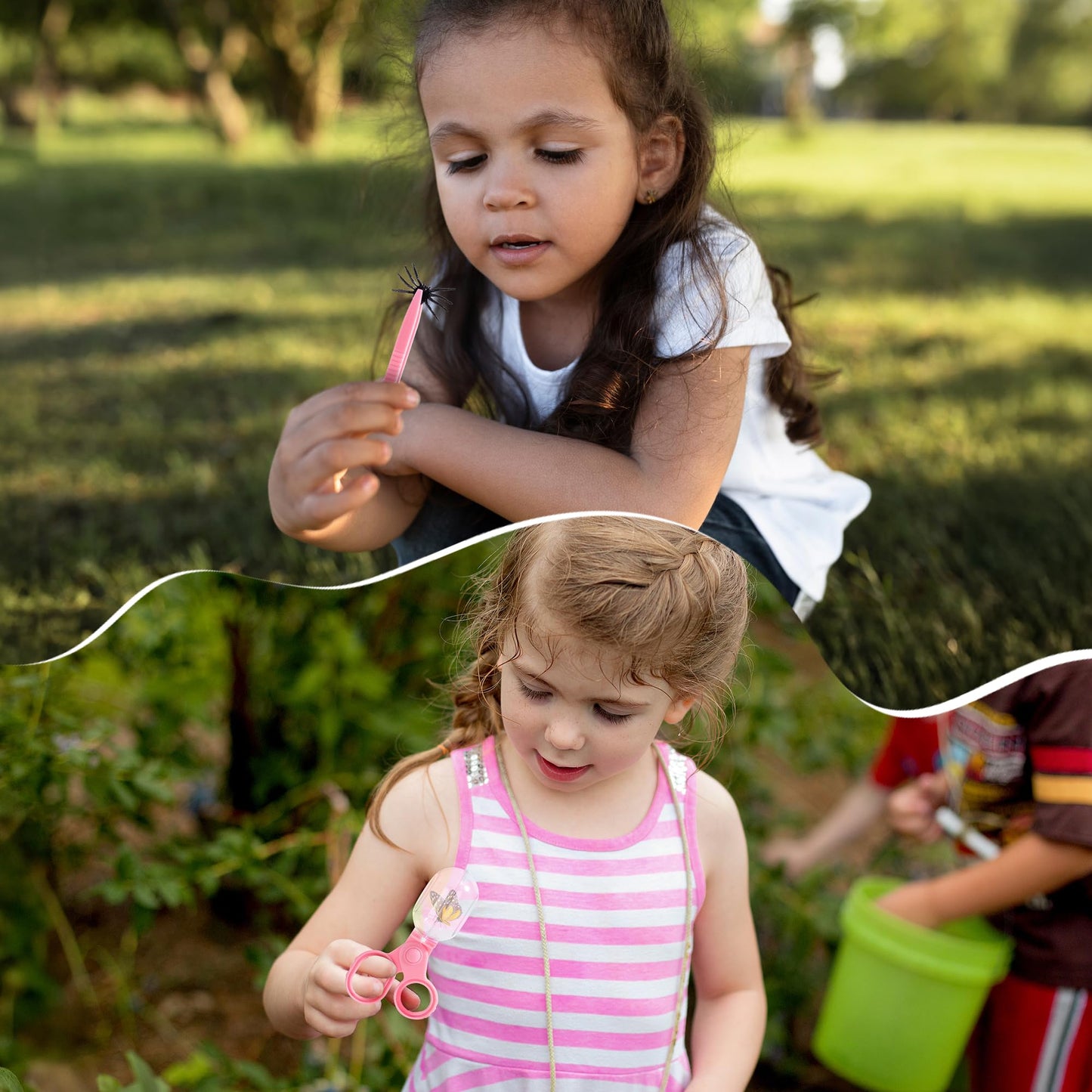Robotime Kids Explorer Kit & Bug Catcher – Outdoor Bug Catching Set with Magnifying Glass & Net for Backyard & Camping