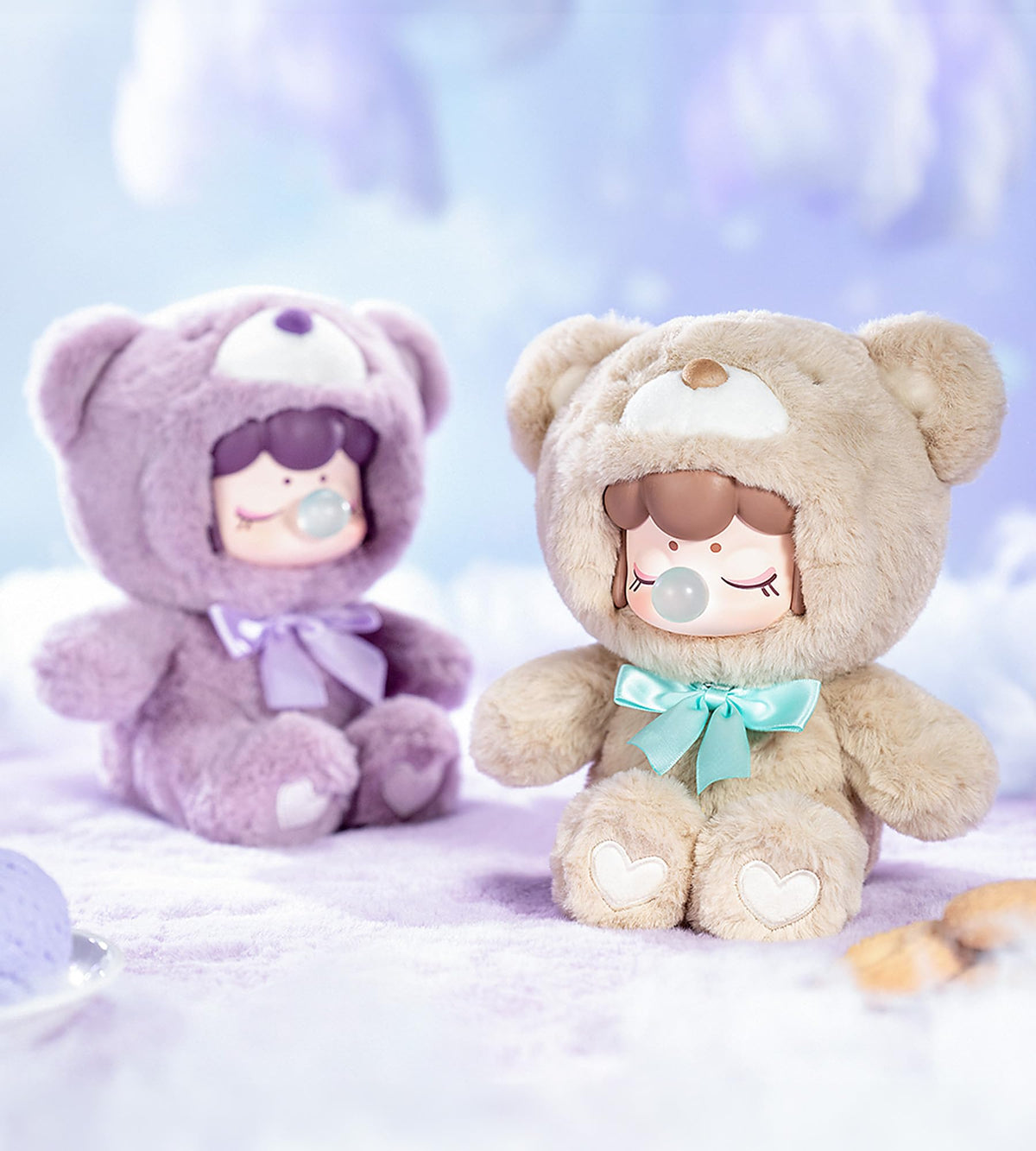 ROBOTIME Plush Doll Blind Box – 7-Inch Chocolate Colorful Bear | Mystery Box Collectible Toy