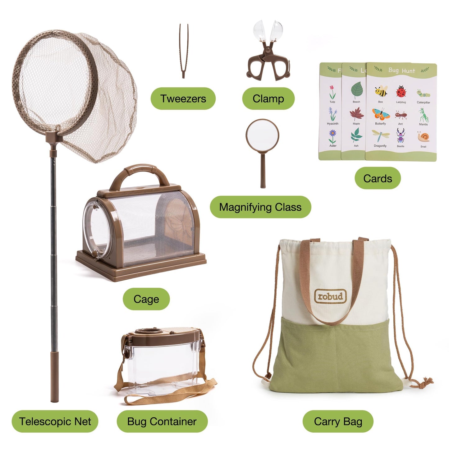ROBUD Bug Catcher for Kids | Outdoor Exploration Kit (WRP07)