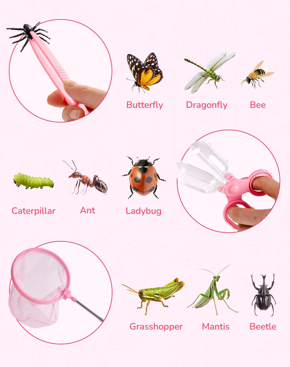 ROBUD Kids Explorer Kit – Bug Catcher Set for Outdoor Discovery