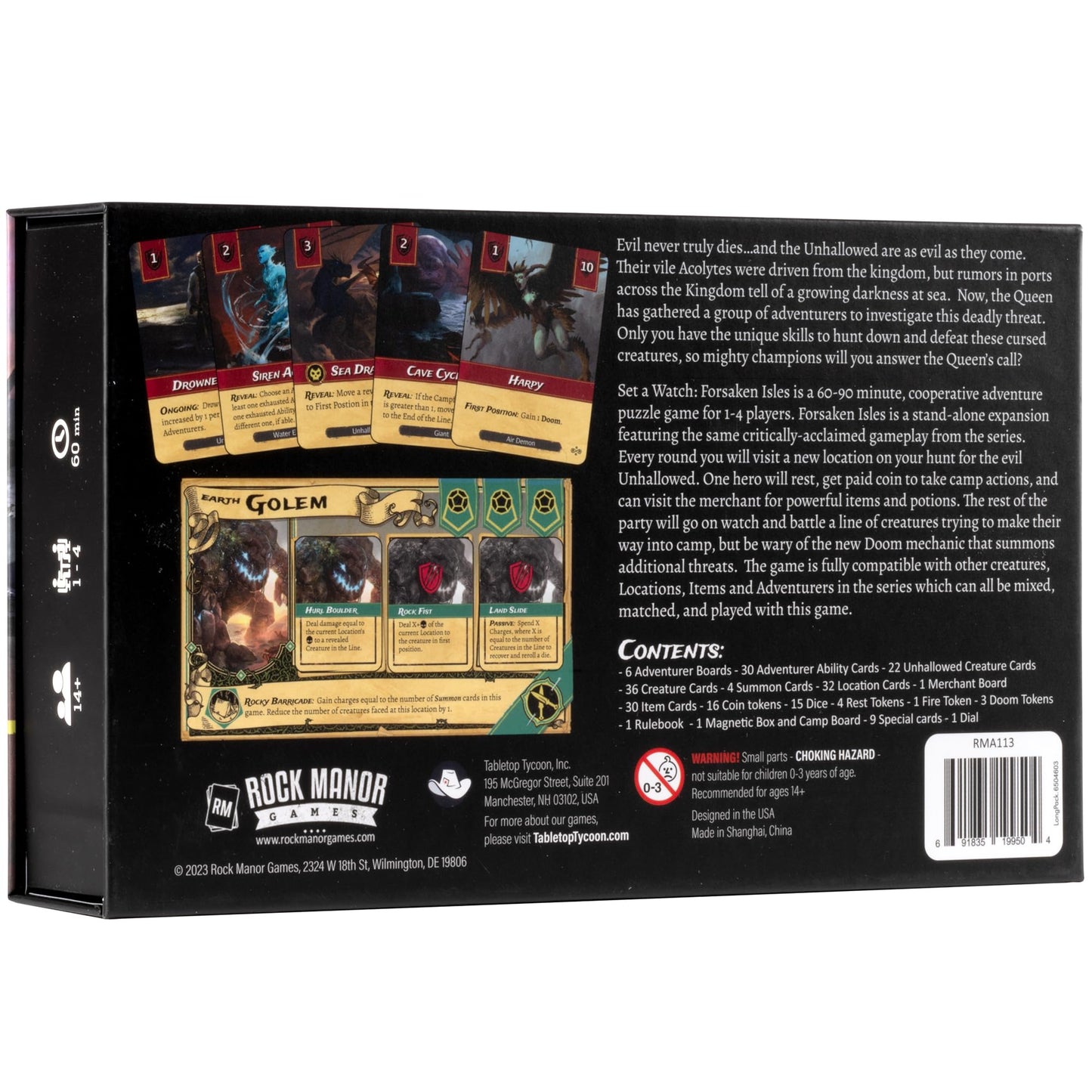 Rock Manor Games | Set A Watch: Forsaken Isles – Standalone Co-op Adventure for 1–4 Players