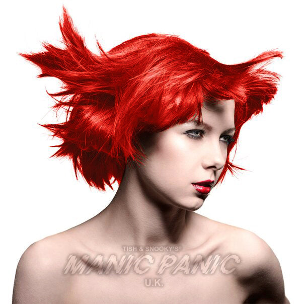 Manic Panic Semi-Permanent Hair Color Cream | Vibrant, Conditioning Rock ‘N’ Roll Red for Bold Hair Enthusiasts 118ml