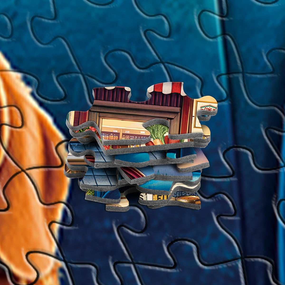 Rocorose 1000-Piece Country Store Jigsaw Puzzle for Adults – Family Gift & Home Decor
