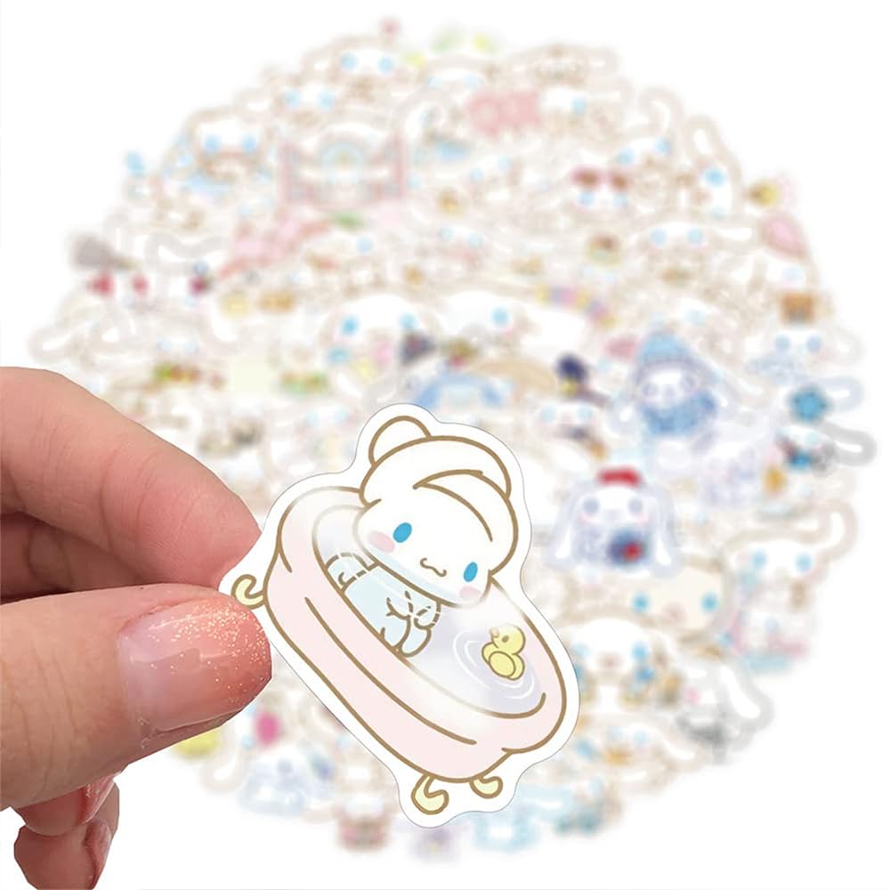 ROFOLO 100Pcs Cinnamoroll Stickers Pack – Waterproof Vinyl Decals for Laptops, Water Bottles & More