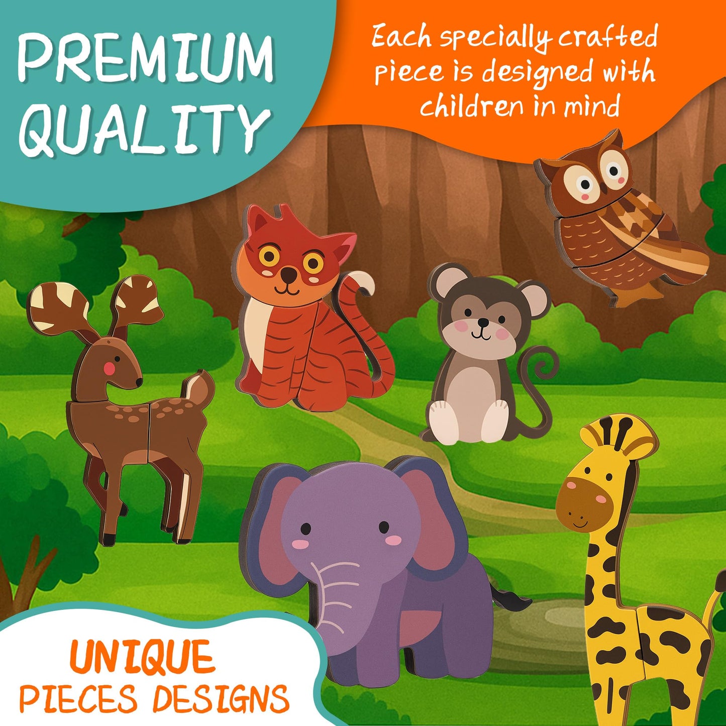 ROHSCE Animal Magnetic Busy Book for Toddlers – 45 Magnets & 14 Activity Cards | Montessori Travel Toy