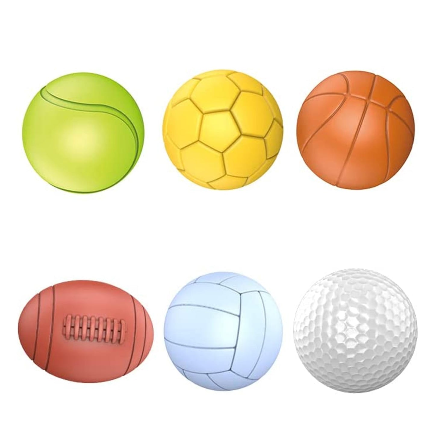 ROHSCE Baby Sensory Balls – 6 Soft Rubber Toys for 6–12 Months | Montessori Bath & Outdoor Play