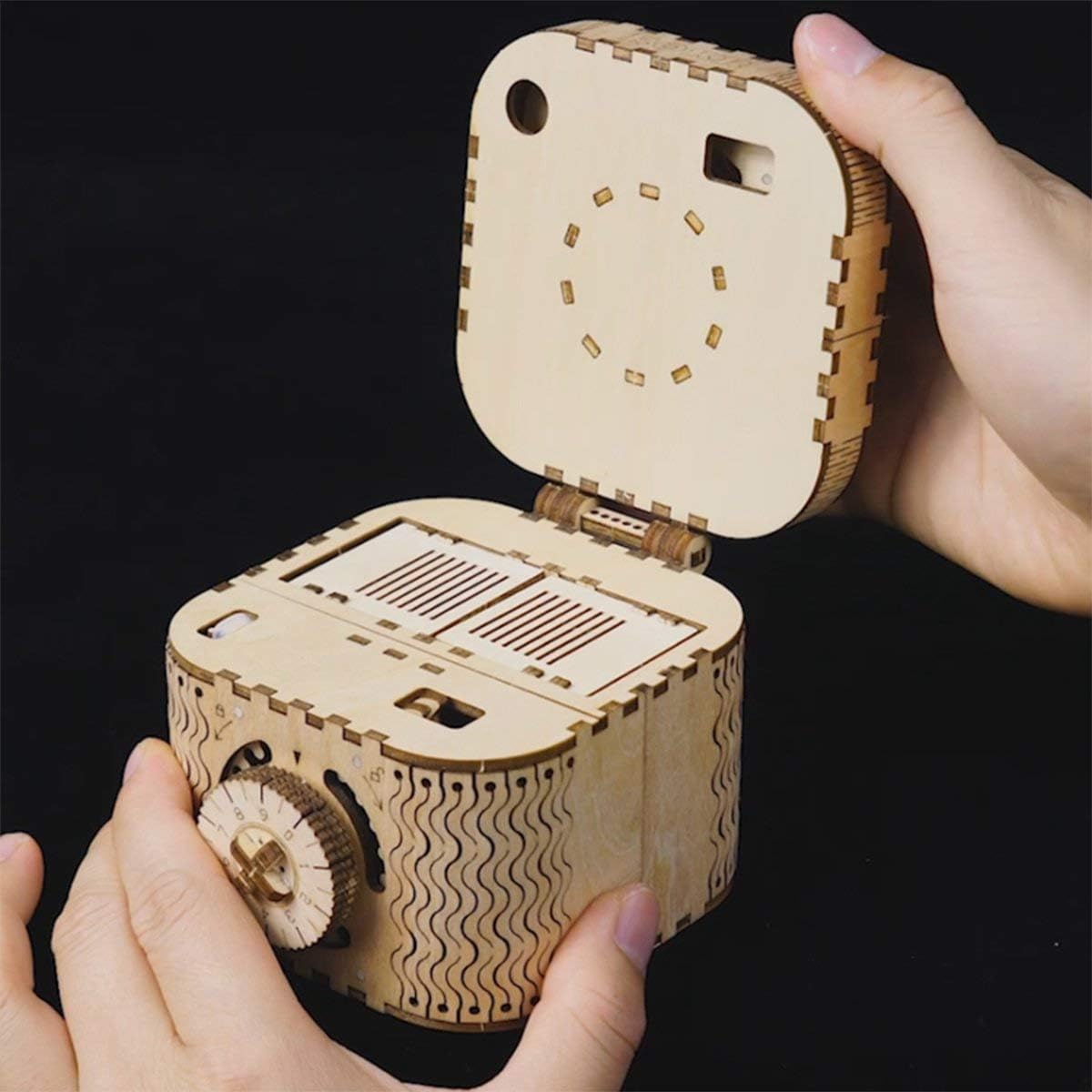 ROKR 3D Wooden Puzzle Mechanical Treasure Box | DIY Brain Teaser for Adults 14+