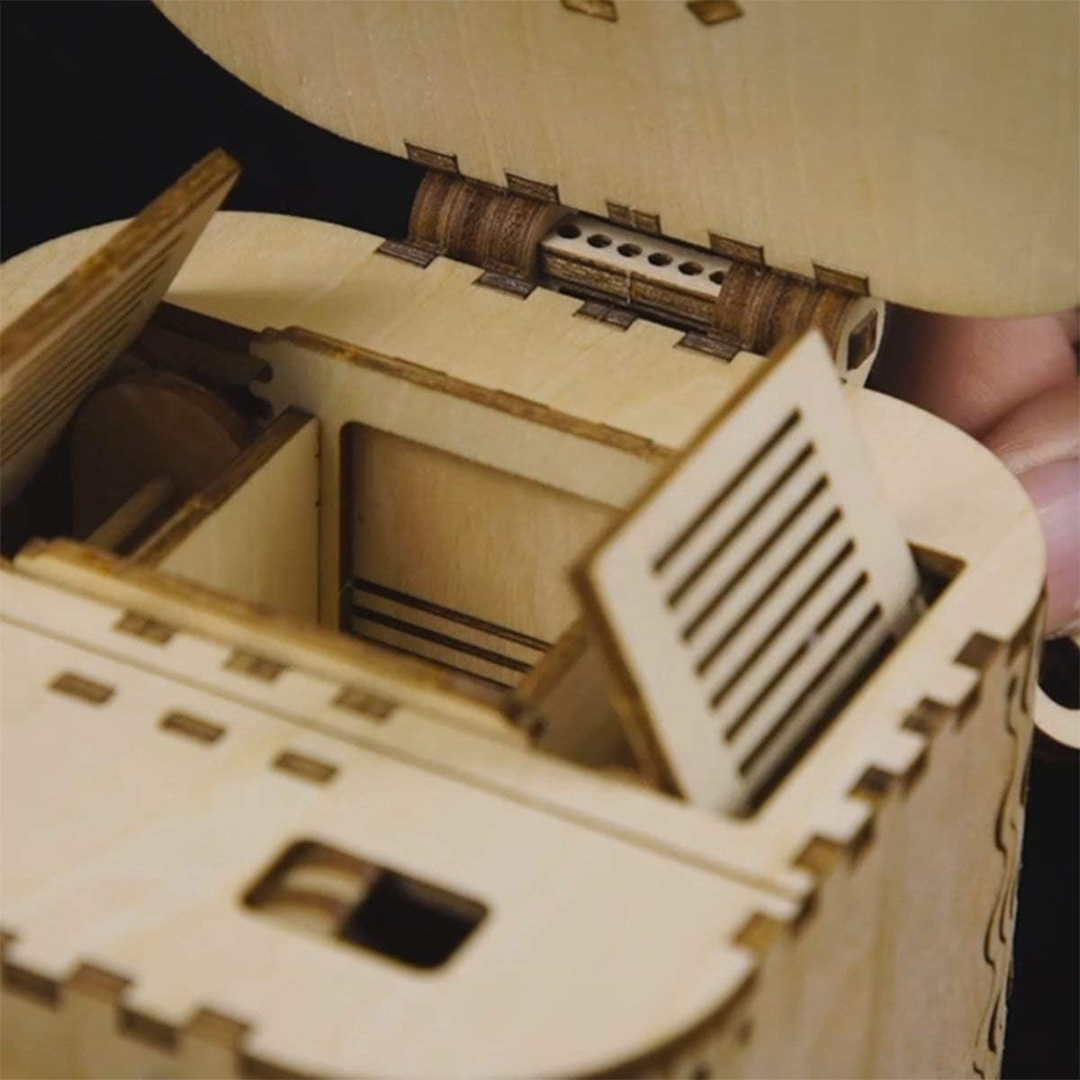 ROKR 3D Wooden Puzzle Mechanical Treasure Box | DIY Brain Teaser for Adults 14+