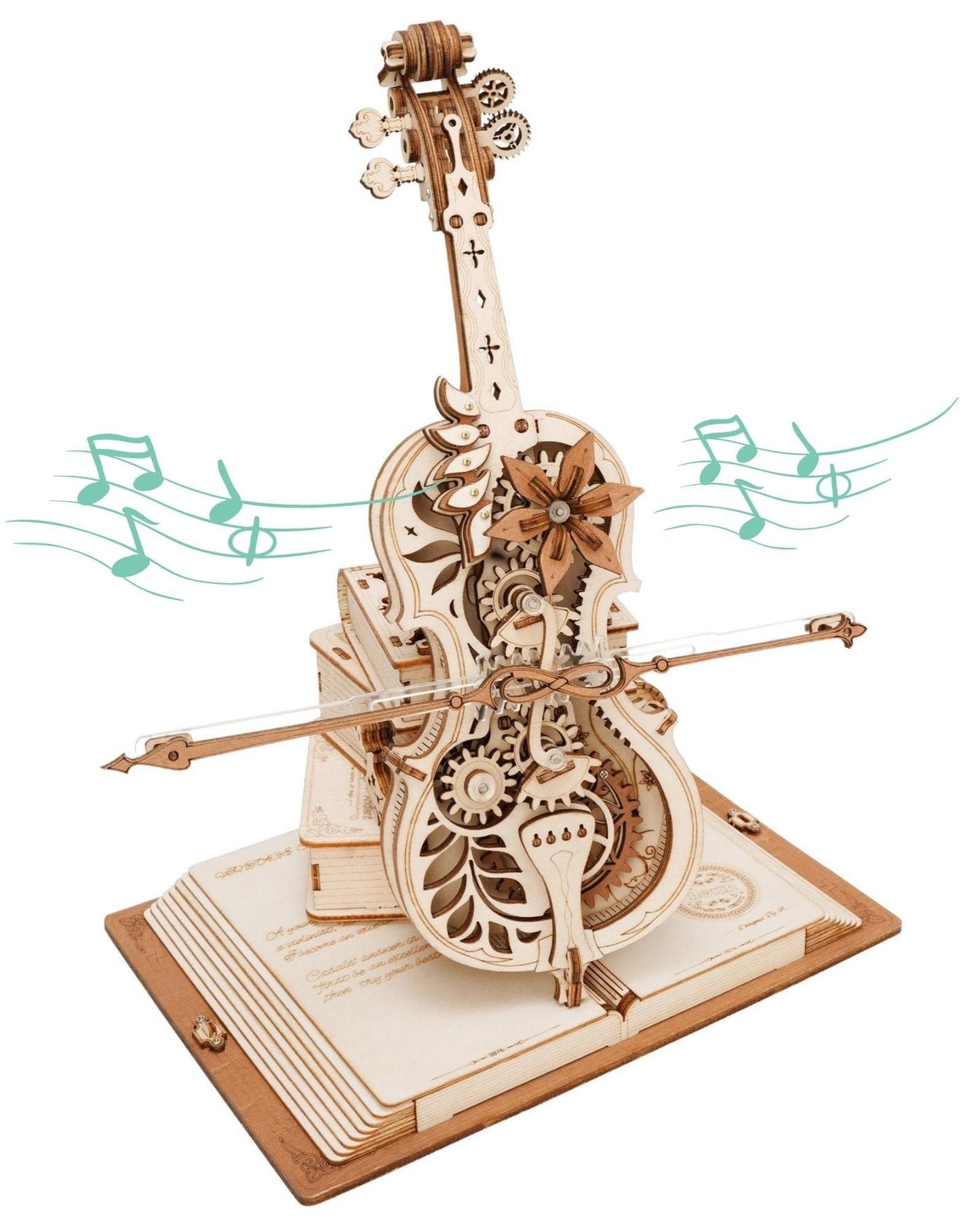 ROKR 3D Cello Puzzle Kit – 1:5 Scale, 199 Pieces, No Glue