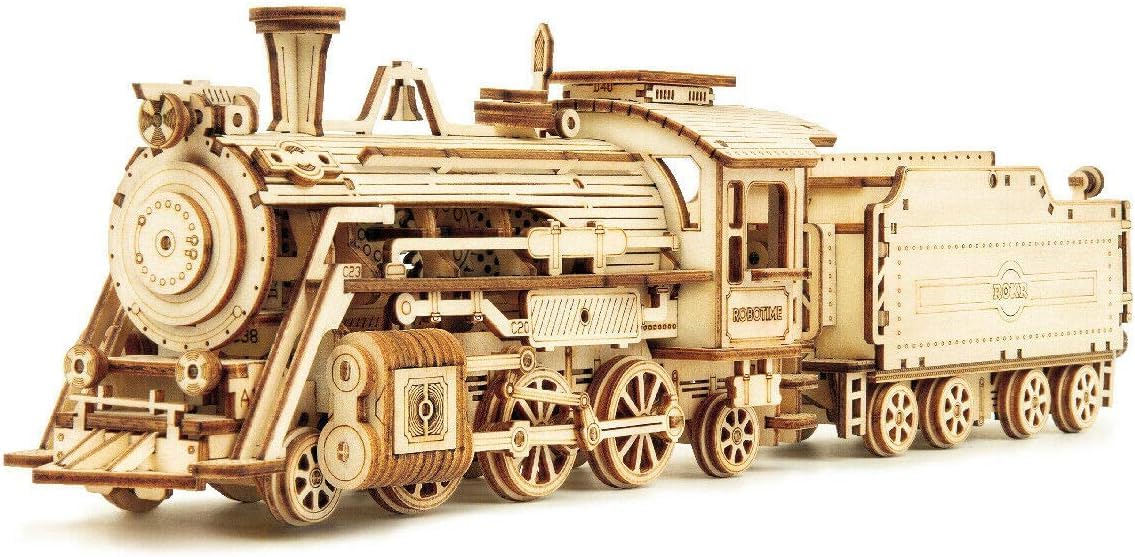 ROKR Model Car Kits – Wooden 3D Puzzles for Adults | Build, Learn, Desk Decor