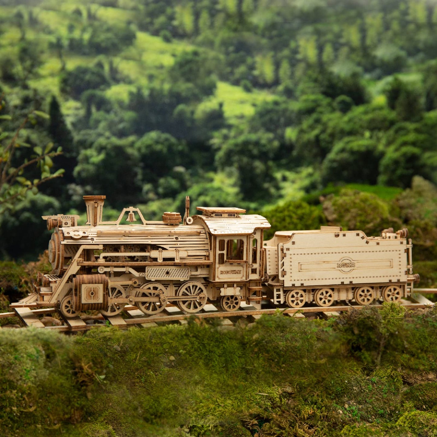 ROKR Model Car Kits – Wooden 3D Puzzles for Adults | Build, Learn, Desk Decor