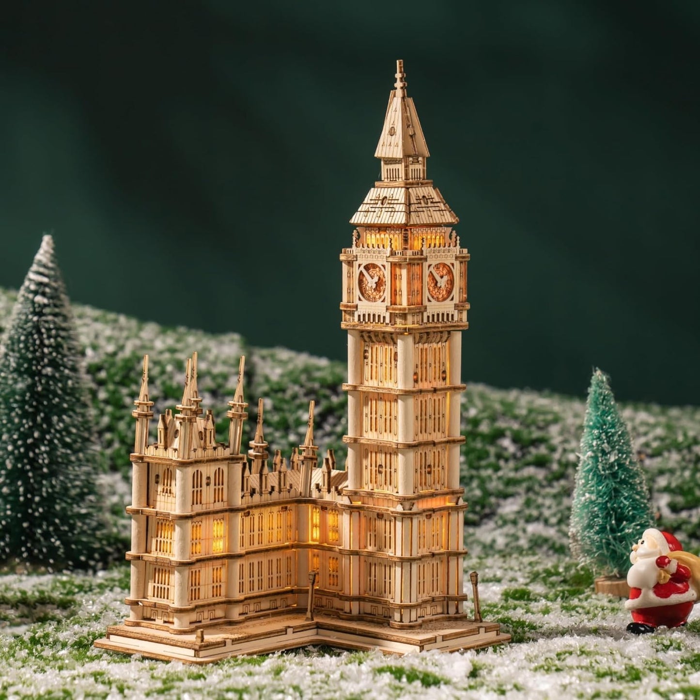 Rolife Big Ben 3D Wooden Puzzle Kit for Adults – Build Desk Decor & Gift