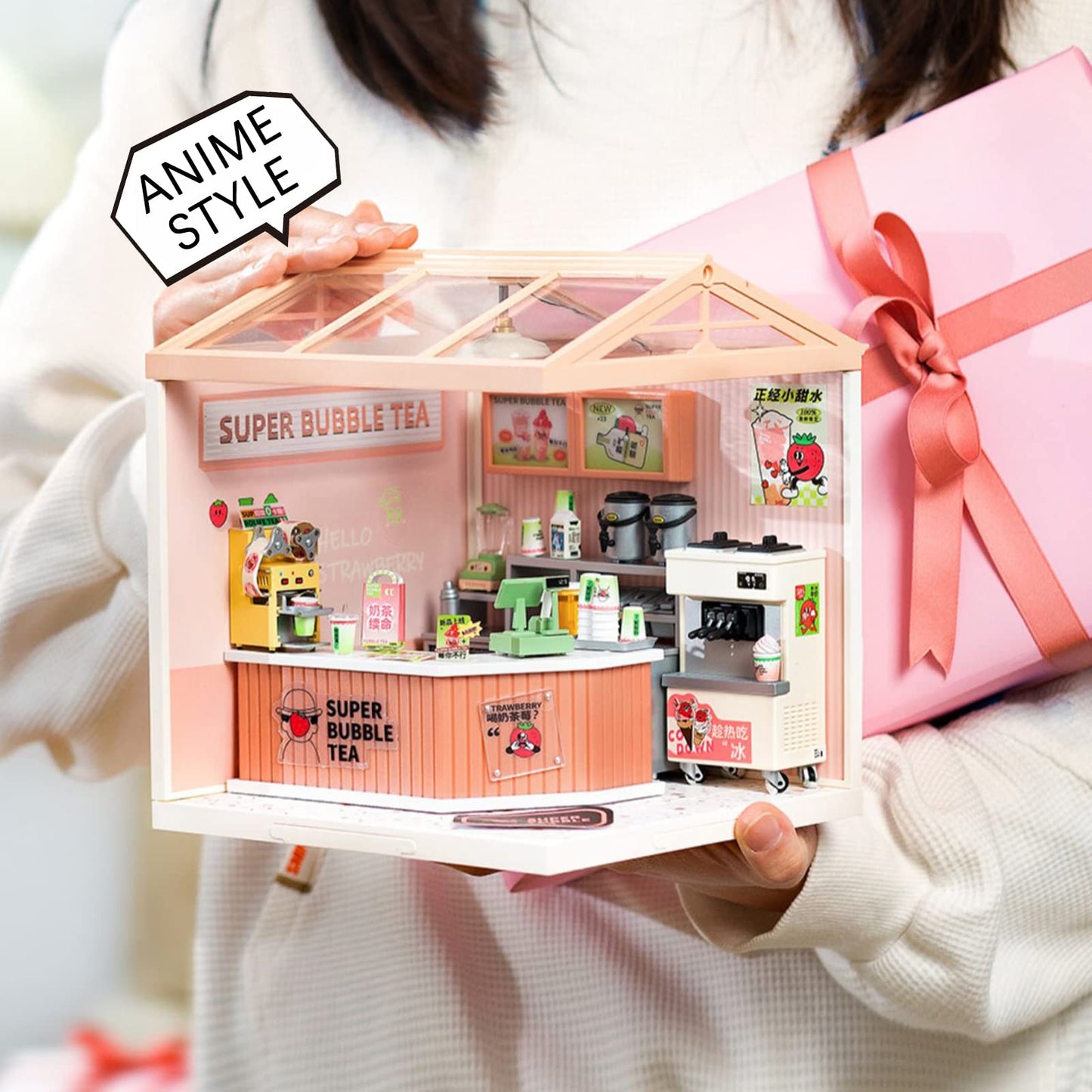 Rolife LED Building Blocks for Adults – 1:24 Miniature Dollhouse Kit