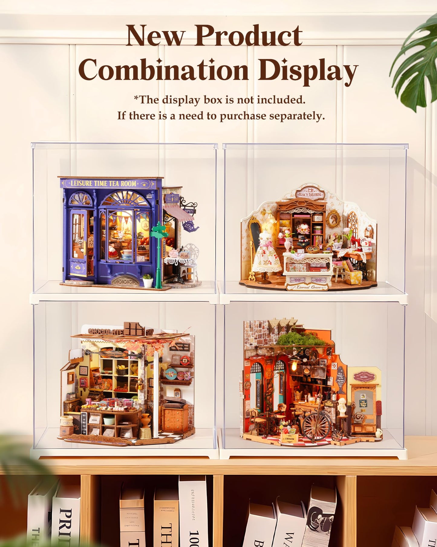 Rolife Elsa's Tailoring Miniature House Kit – DIY Dollhouse for Adults