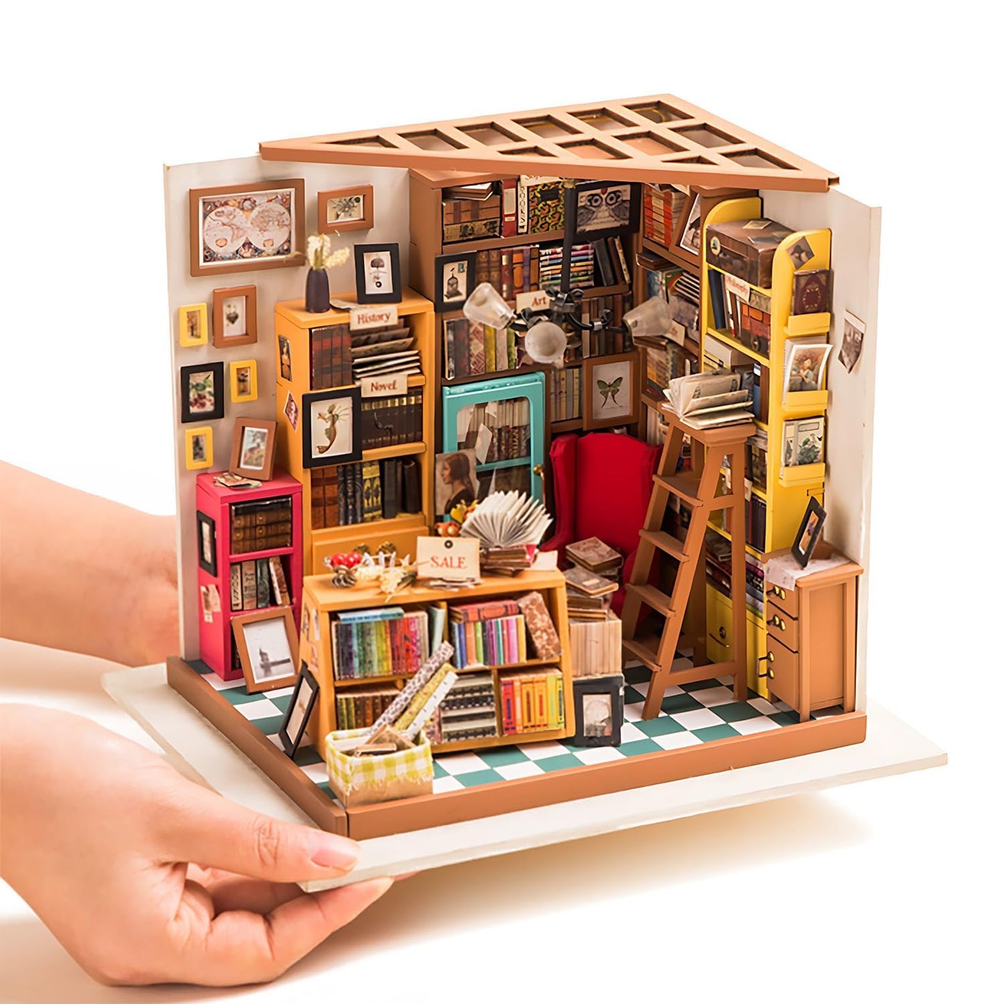 Rolife 1:20 Miniature Dollhouse Kit – DIY Tiny House Model for Adults