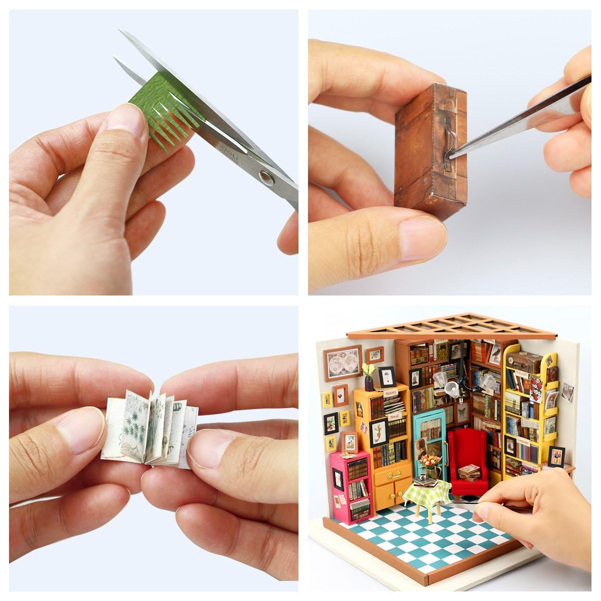 Rolife 1:20 Miniature Dollhouse Kit – DIY Tiny House Model for Adults