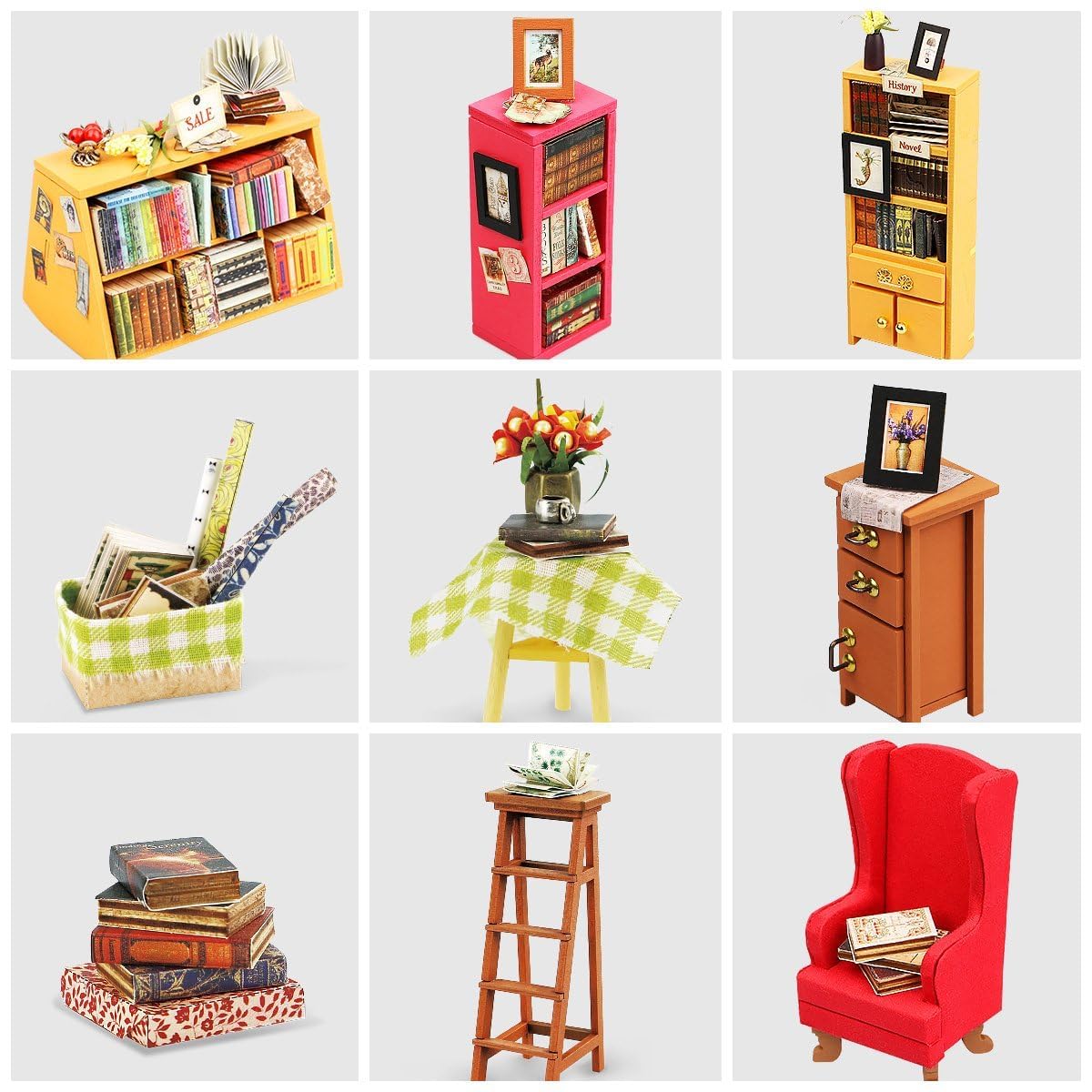 Rolife 1:20 Miniature Dollhouse Kit – DIY Tiny House Model for Adults