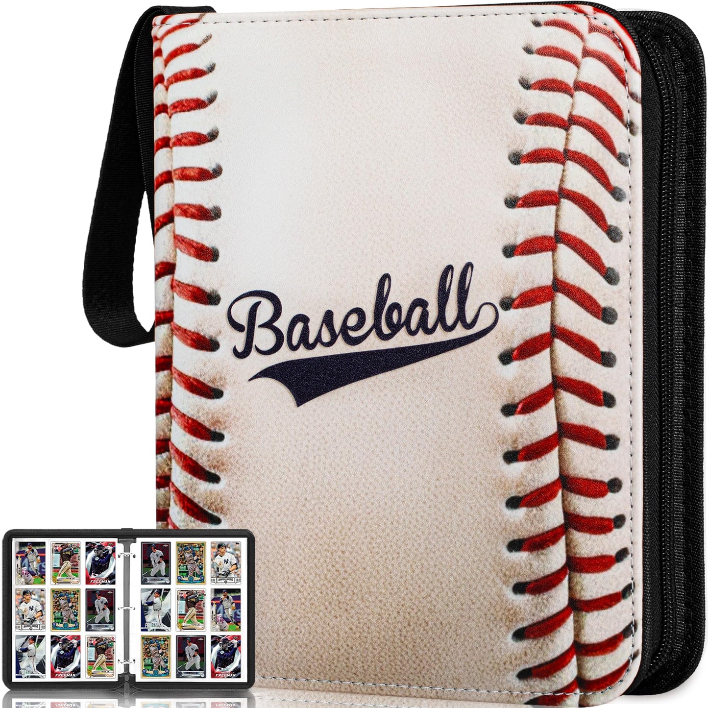 RONMONG Baseball Card Binder — 990-Card Capacity, Sleeves Holder Album (2025–2026)