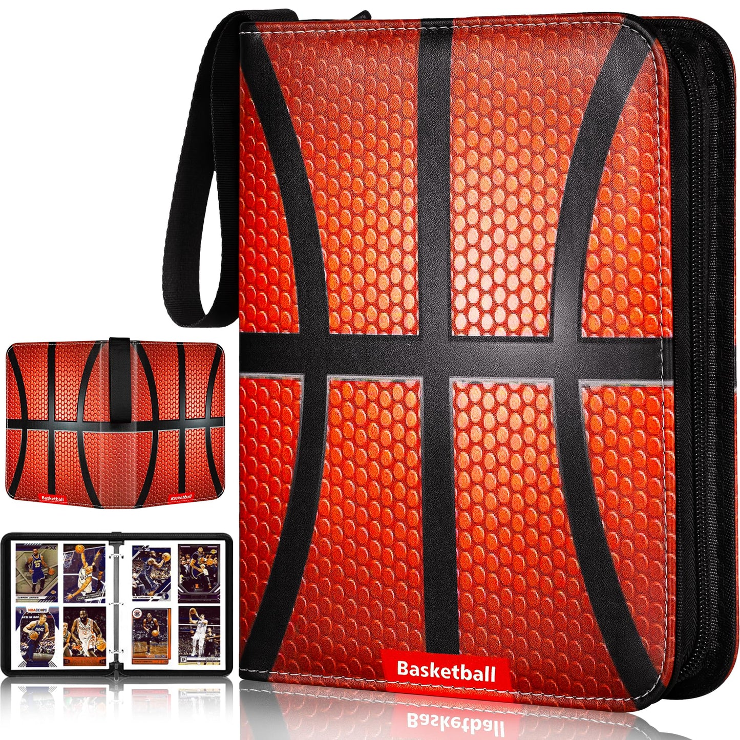 RONMONG Basketball Card Binder — 440-Card Capacity Sleeve Holder Album