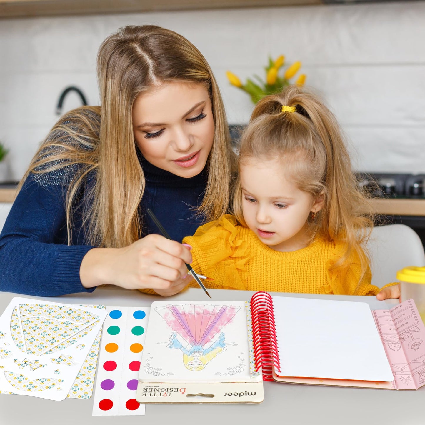 ROOCHKD Mess Free Watercolor Book for Kids | Travel Art Set (3+)