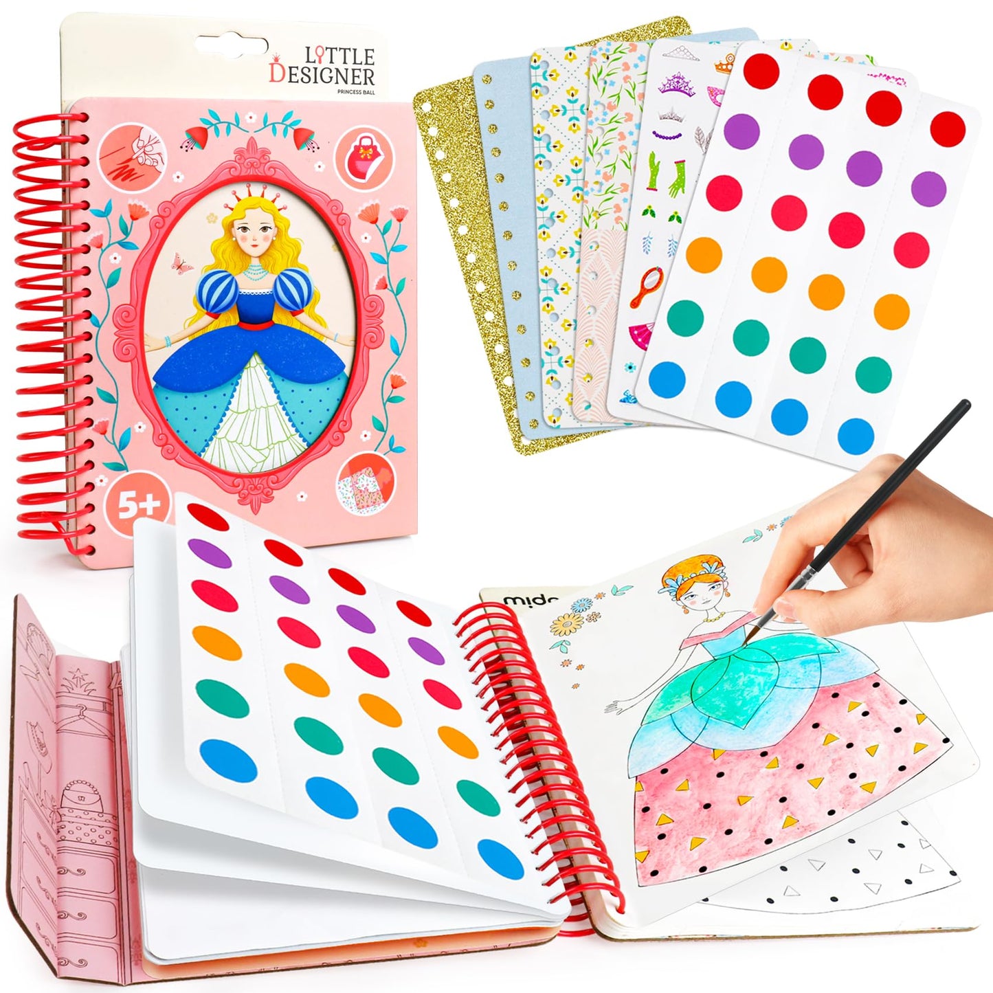 ROOCHKD Mess Free Watercolor Book for Kids | Travel Art Set (3+)