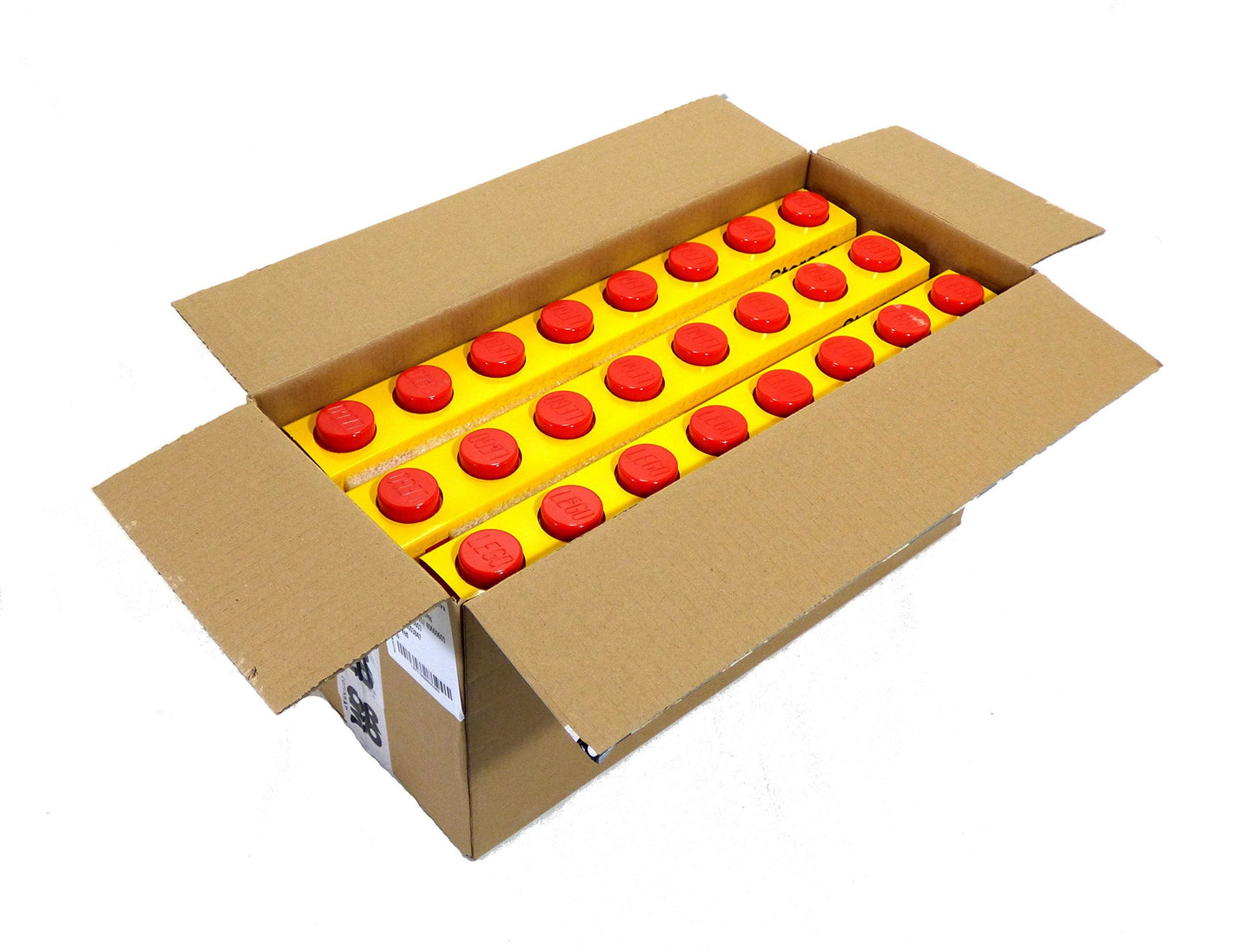 Room Copenhagen LEGO Minifigure Display Case - Large 3-Pack (Red)