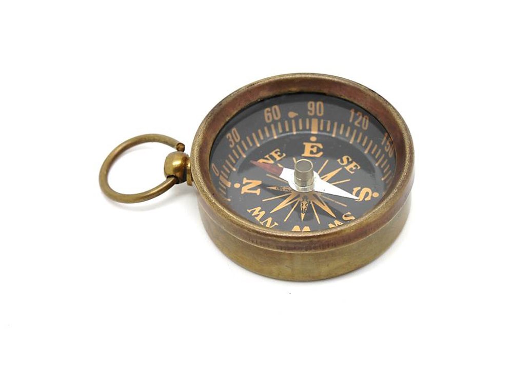 Roorkee Instruments: Brass Nautical Miniatures Set – Telescope, Compass, Sextant, Theodolite & Telegraph