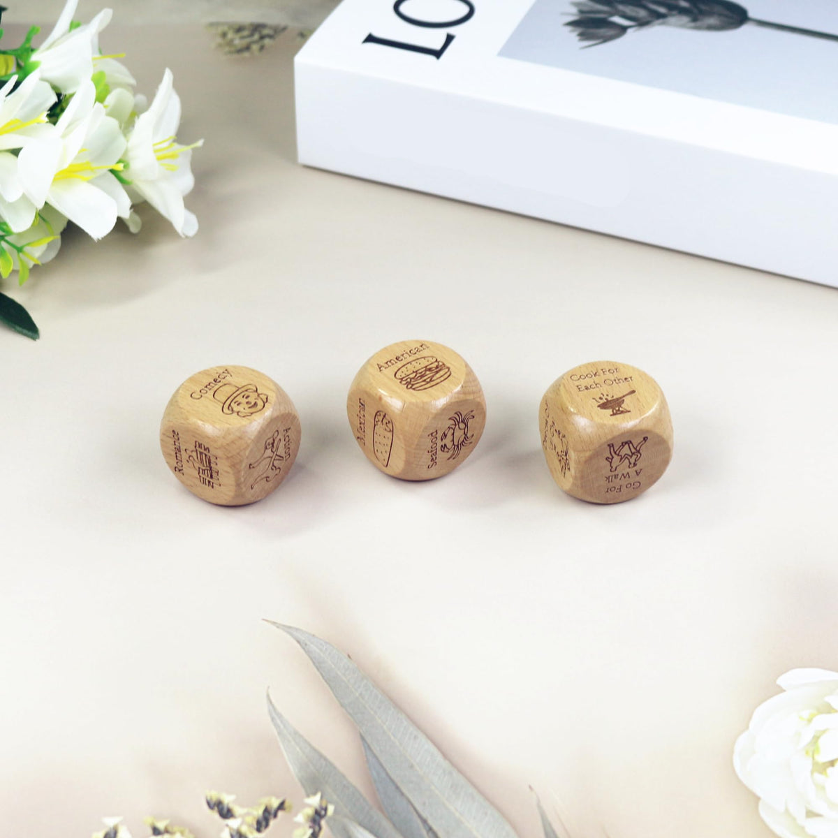 RORTUSAT Date Night Dice – Creative Couple Gift Ideas for Men & Women