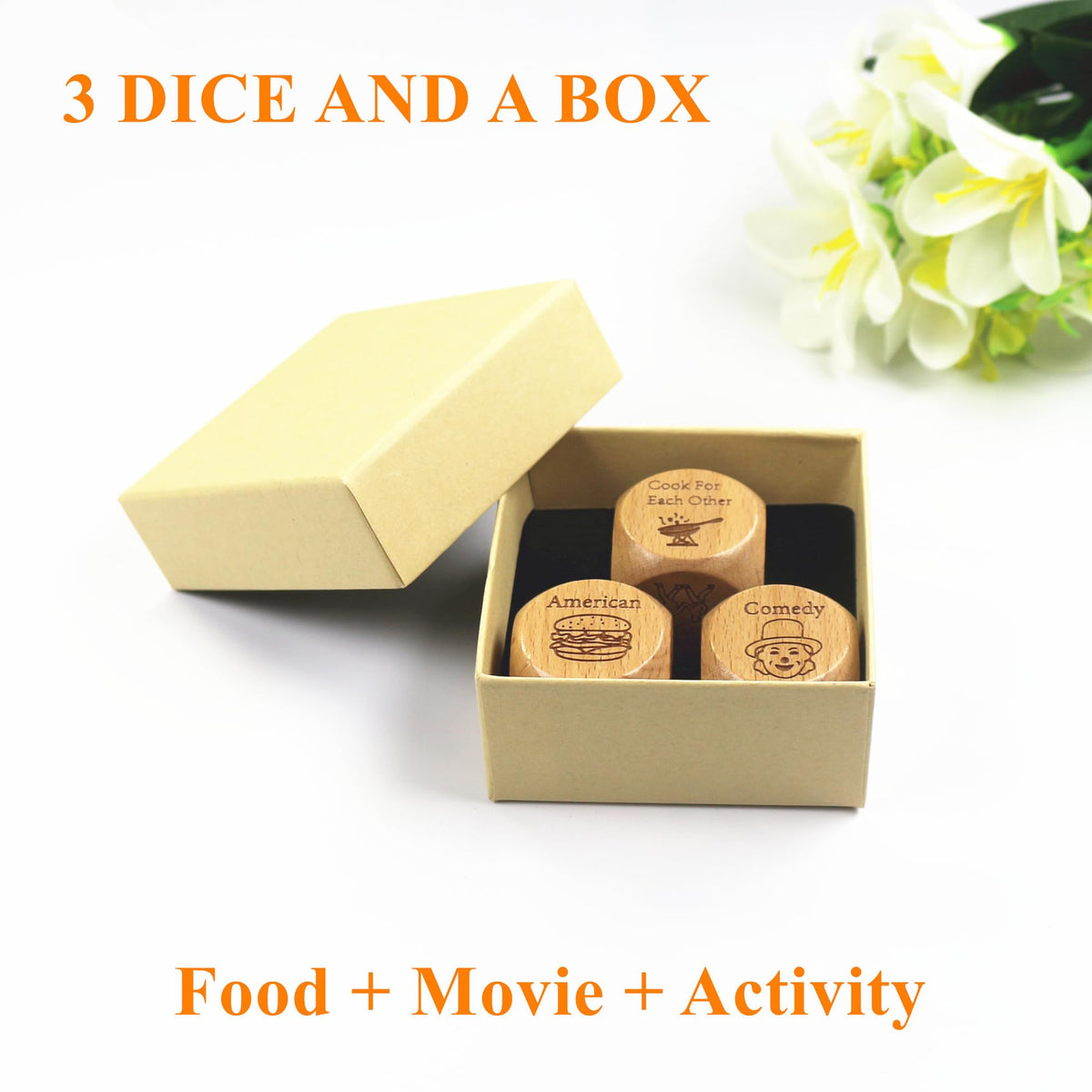 RORTUSAT Date Night Dice – Creative Couple Gift Ideas for Men & Women