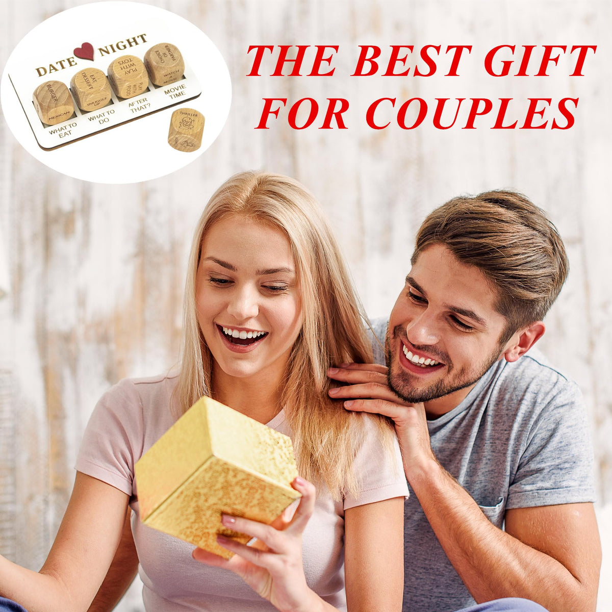 RORTUSAT Date Night Dice — Couples Gift Games for Him & Her | Fun Date Night Ideas