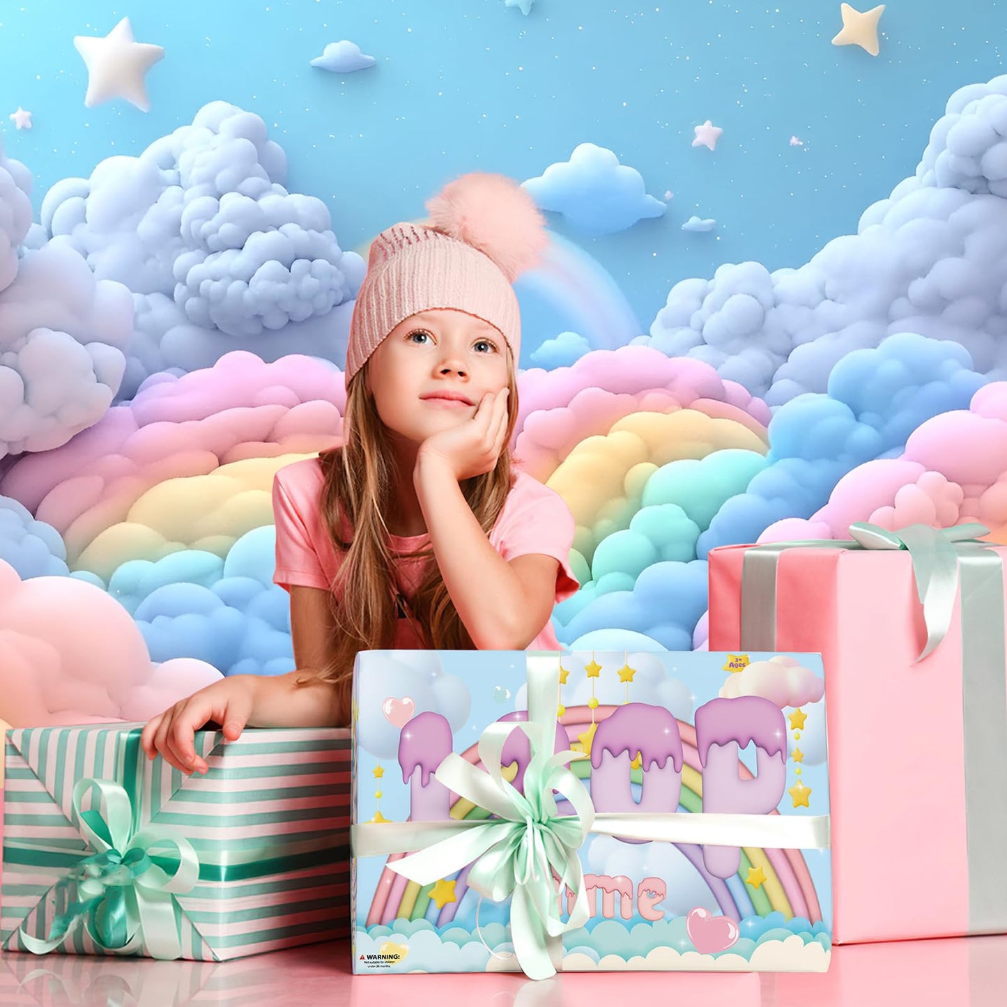 Rowecvce 120 Pack Cloud Slime Kit — Soft, Non-Sticky Mini Slimes for Kids 8-12
