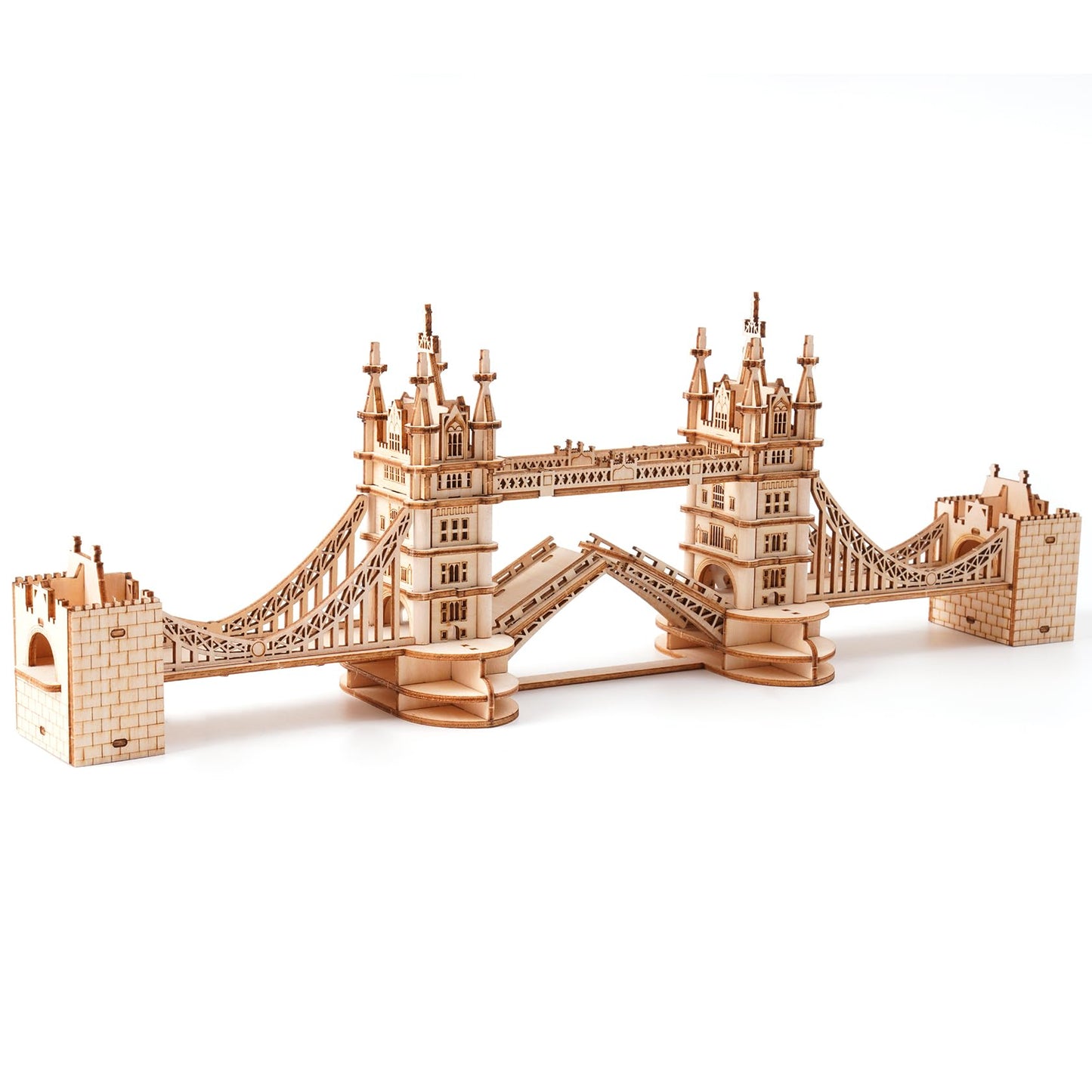 Rowood 3D Puzzle for Adults: London Bridge DIY Wooden Model Kit