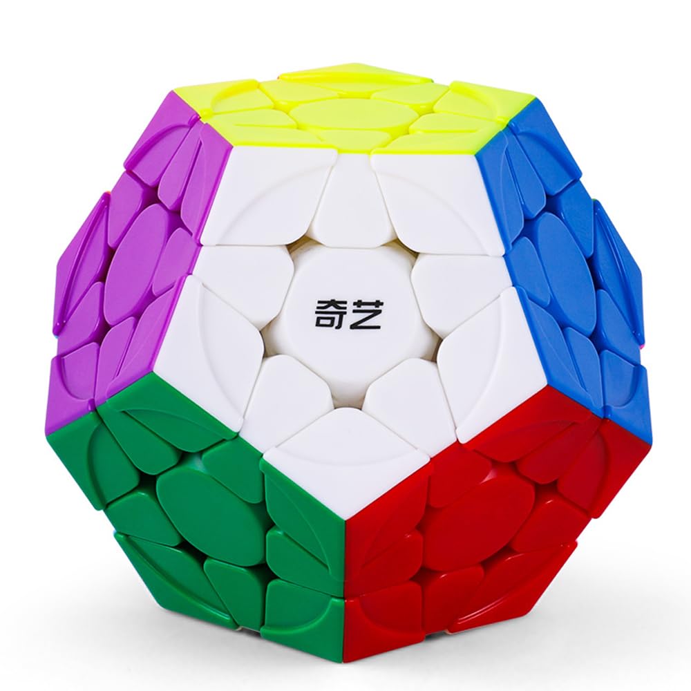 Roxenda Megaminx Cube – Stickerless Dodecahedron 12-Sided Speed Puzzle