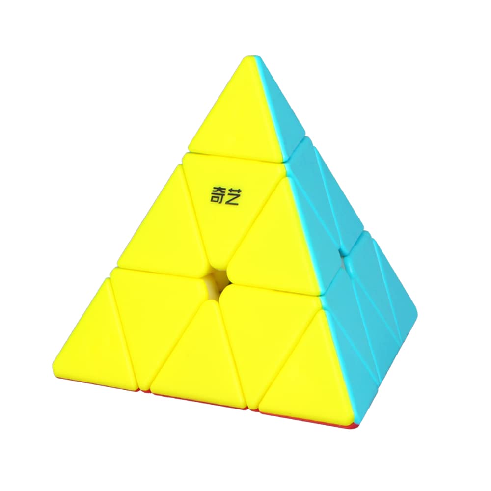 Roxenda Pyramid Speed Cube 3x3x3 – Stickerless Triangle Puzzle