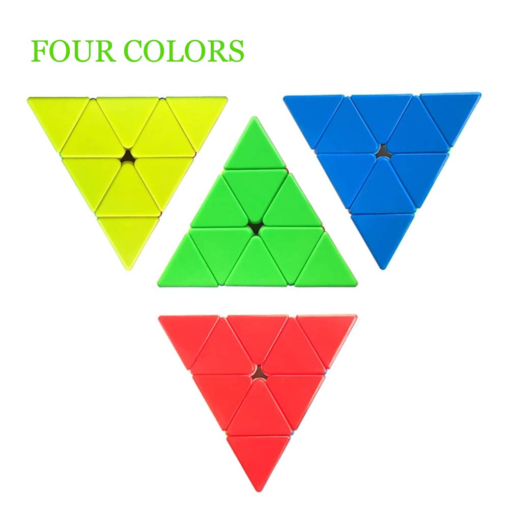 Roxenda Pyramid Speed Cube 3x3x3 – Stickerless Triangle Puzzle