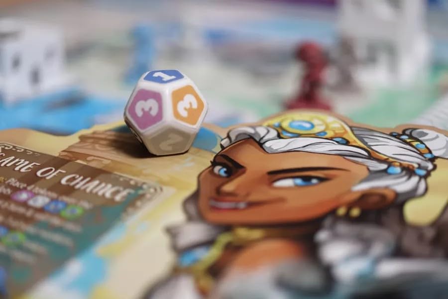 Santorini: Riddle of the Sphinx — Cooperative Expansion by Roxley | Ages 8+ | 20 Minutes