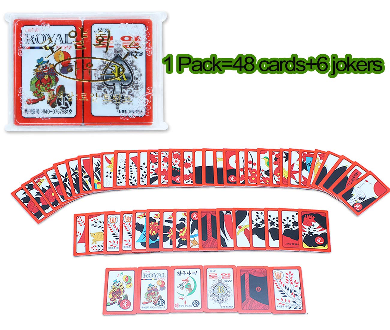 ROYAL Hwatu Luxury Korean Flower Card Game – Go-Stop and Godori Edition