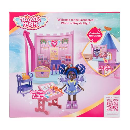 Royale High Art Class Playset - 1 Doll, Water Reveal, Castle Customization