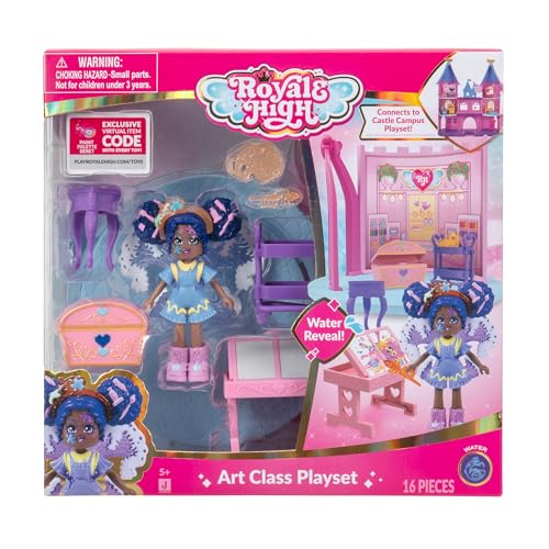 Royale High Art Class Playset - 1 Doll, Water Reveal, Castle Customization