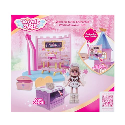Royale High Baking Class Playset – 3-inch Doll, 6 Accessories, Virtual Item Code